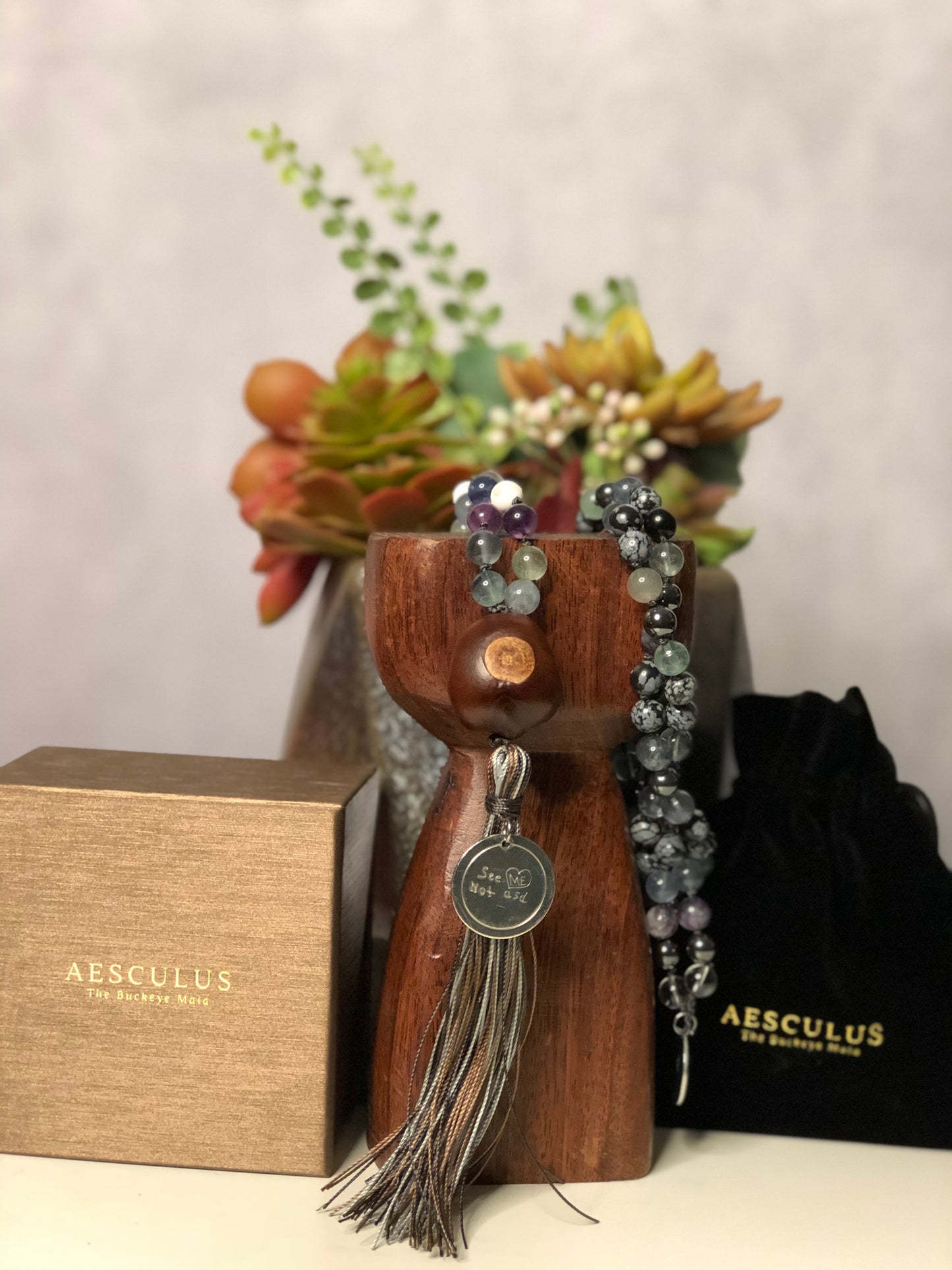 The Dahlia - Aesculus The Buckeye Mala®